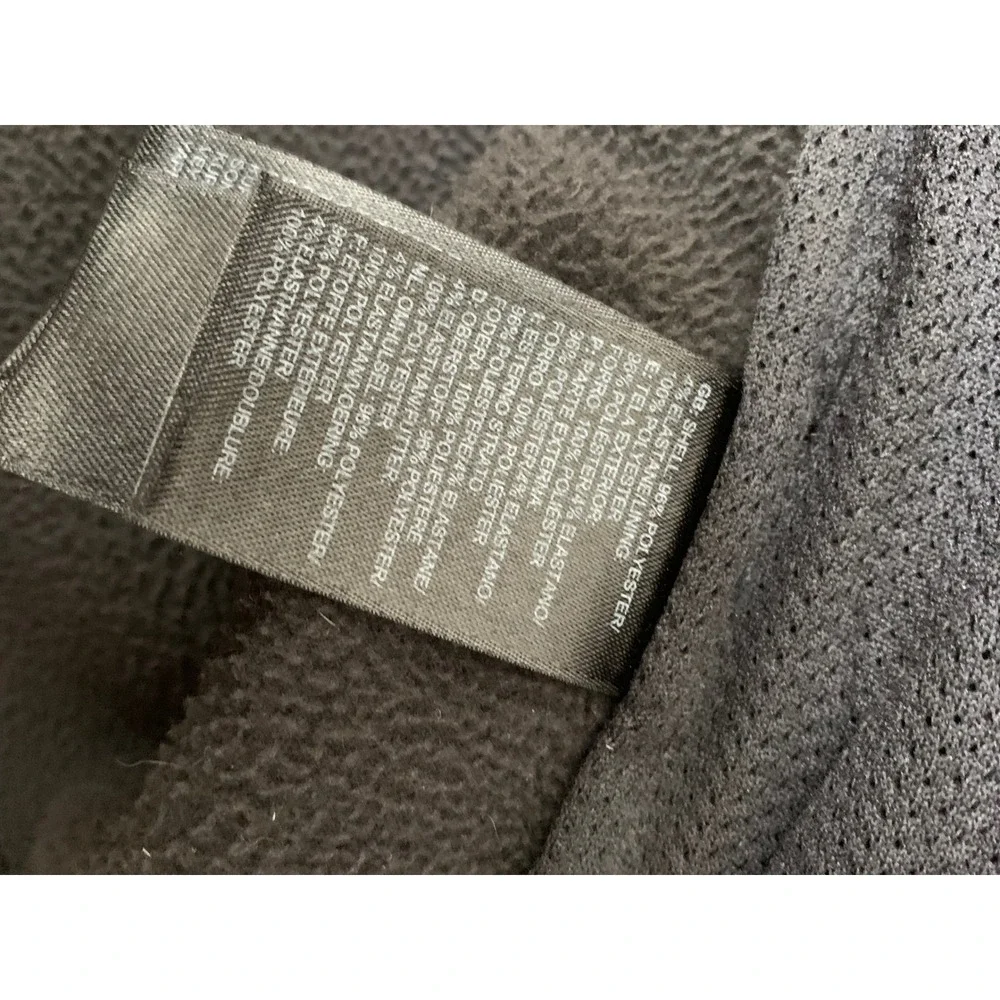 The North Face Men's Black Soft Shell Jacket‎ L Full Zip Outdoor Hiking Trail
